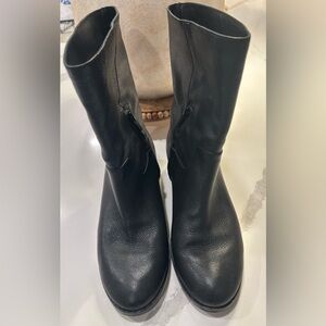 Michael Kors Black Leather Women's Boots